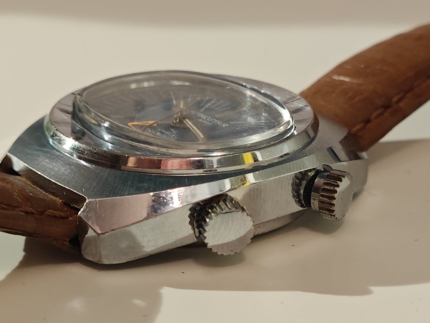 1970's Memostar Mechanical Alarm Watch