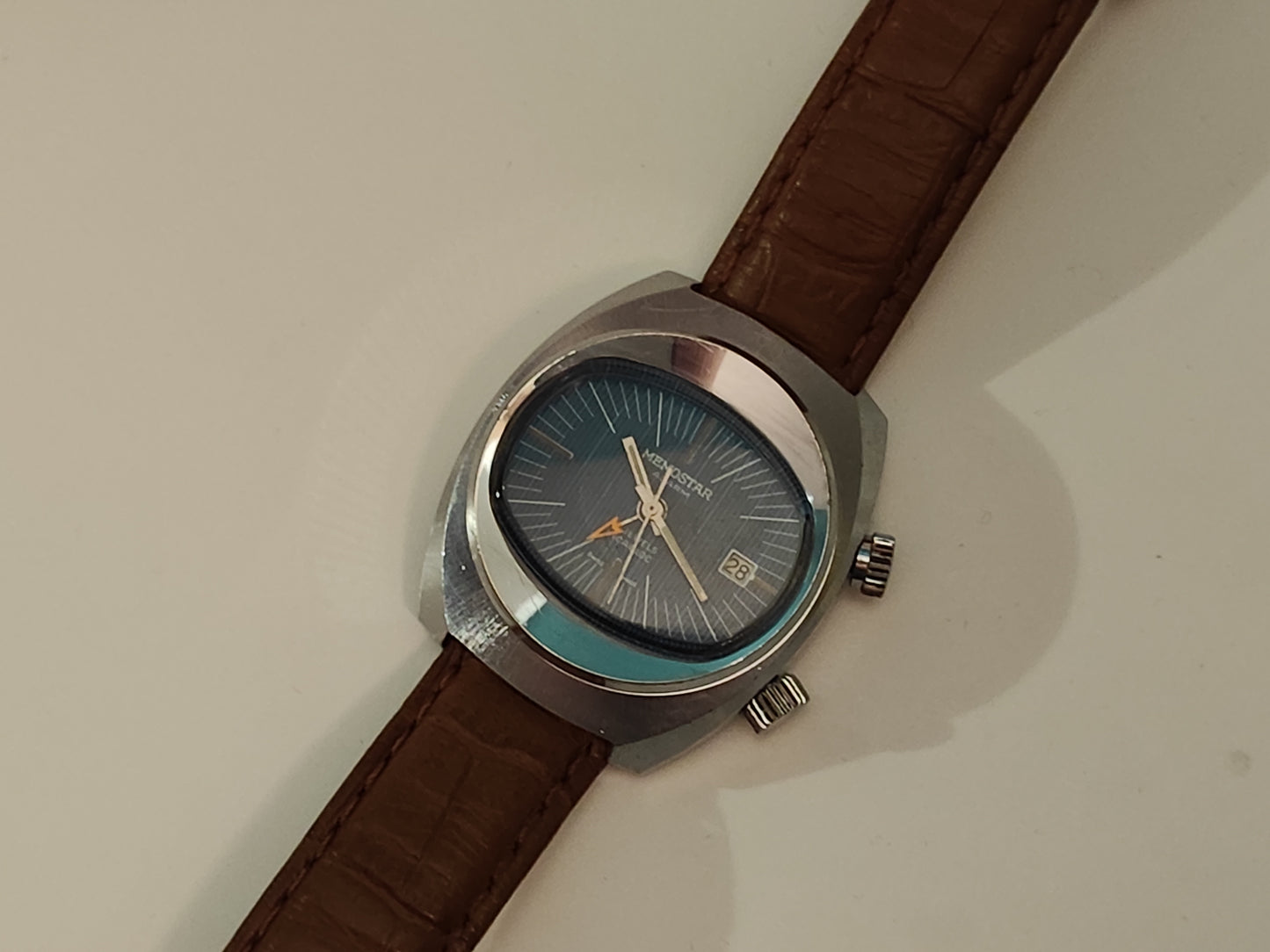 1970's Memostar Mechanical Alarm Watch