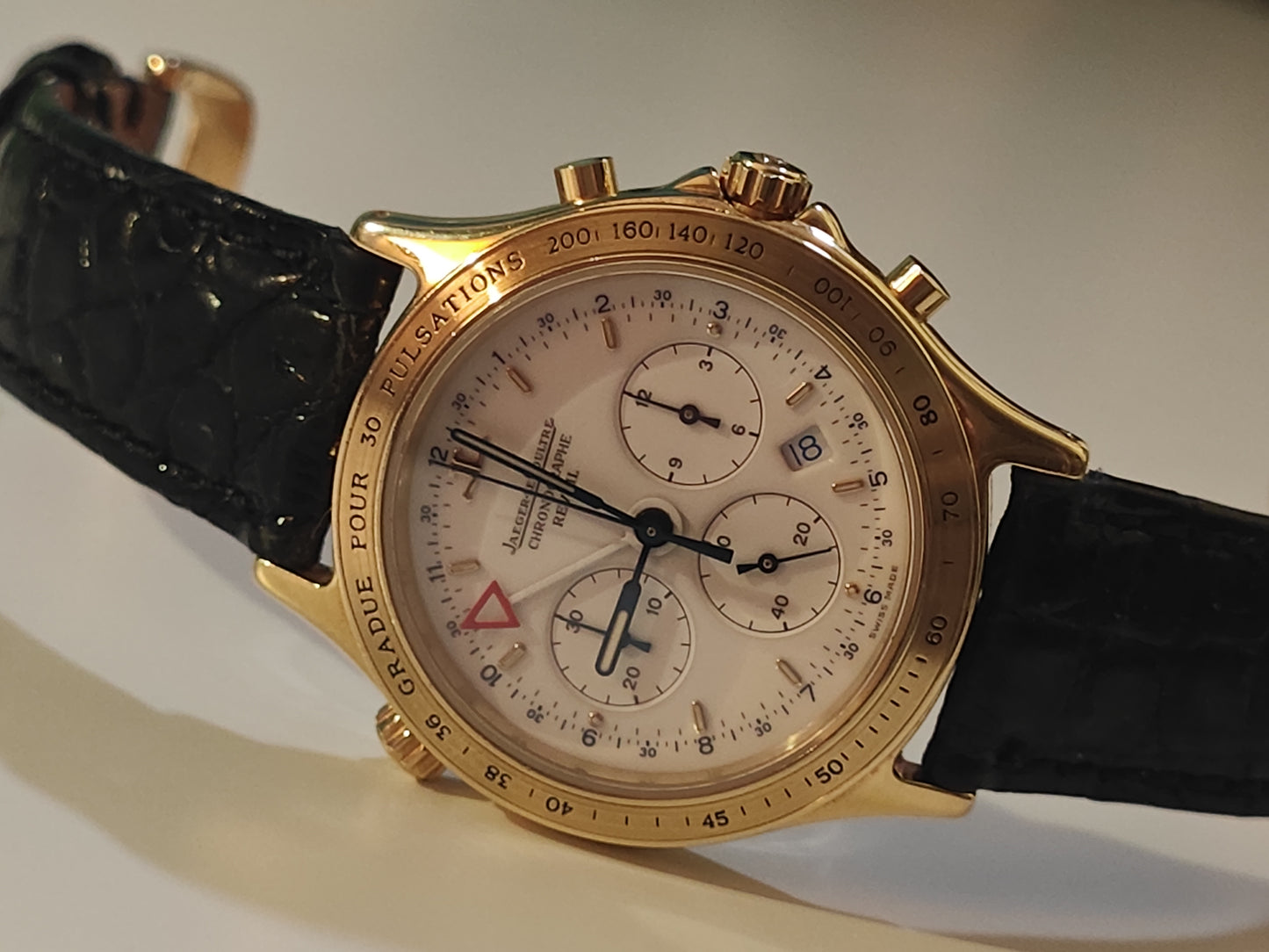 Jaeger Le Coultre Heraion Chronograph Reveil - Ref: 116.1.33